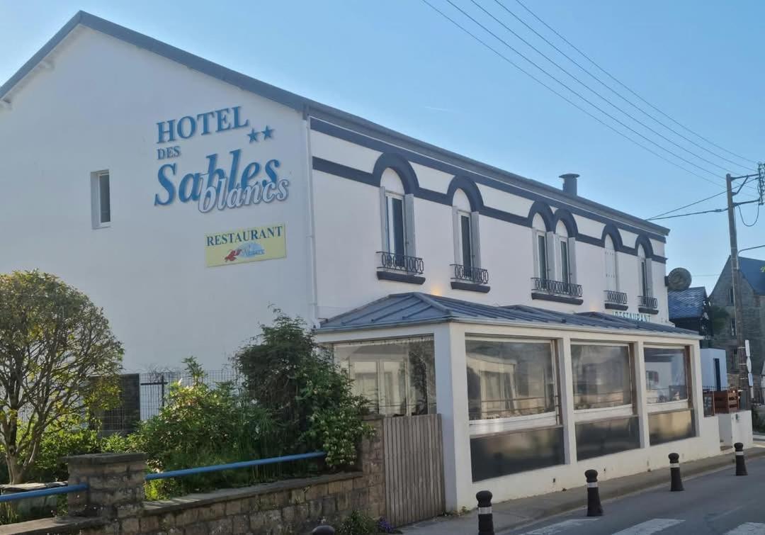 Hotel Des Sables Blancs Douarnenez Bagian luar foto
